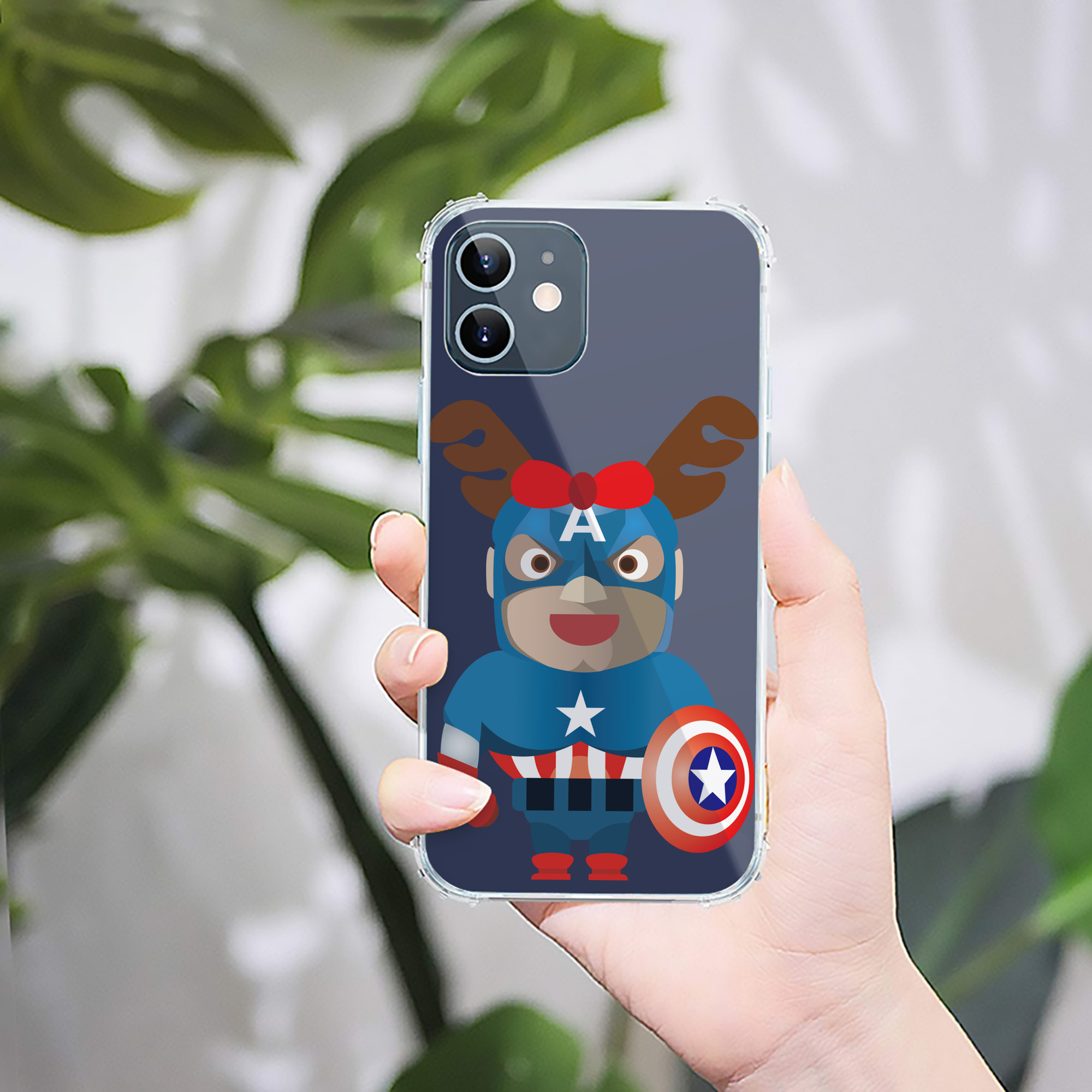 （画像用） アベンジャーズ The Avengers 【iPhone 12シリーズ対応】透明スマホケース（クリアソフトケース）